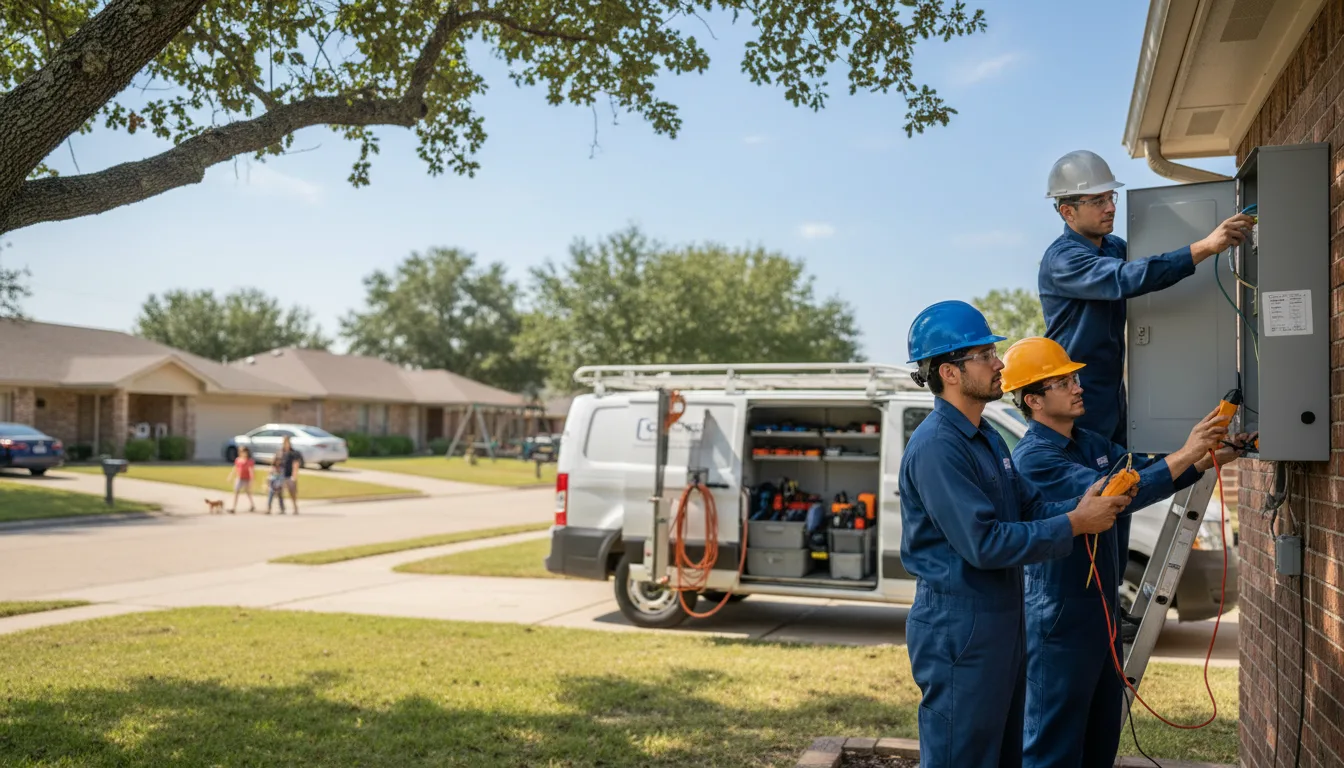 Certified electrician providing emergency electrical services in Ambridge, PA